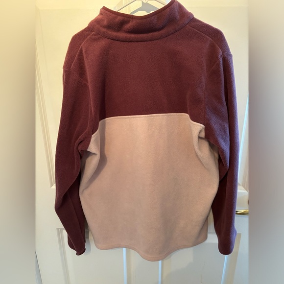 Columbia Women's Benton Springs Snap-Front Fleece Pullover (Malbec/Pink) - XL - Picture 5 of 5